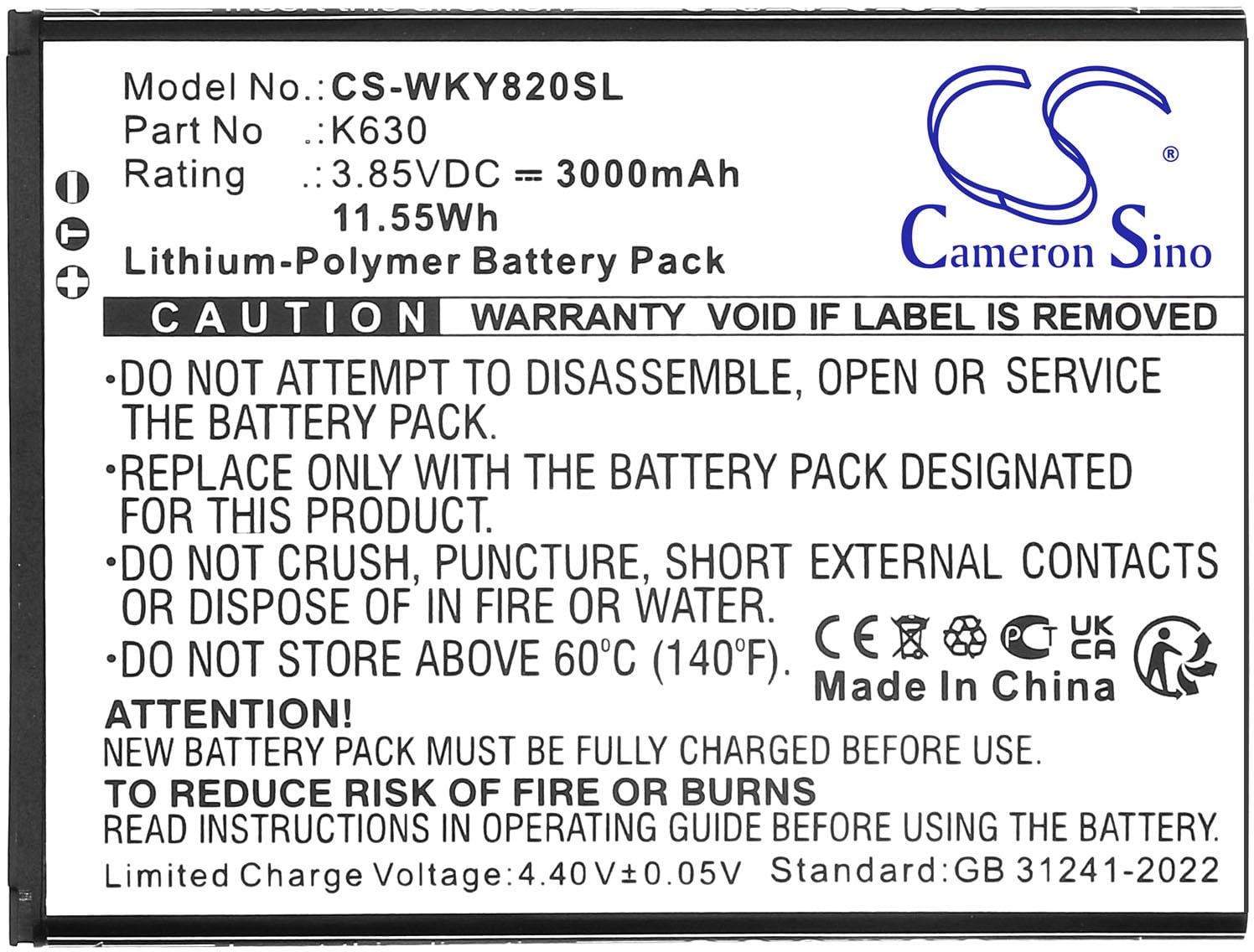 CS-WKY820SL