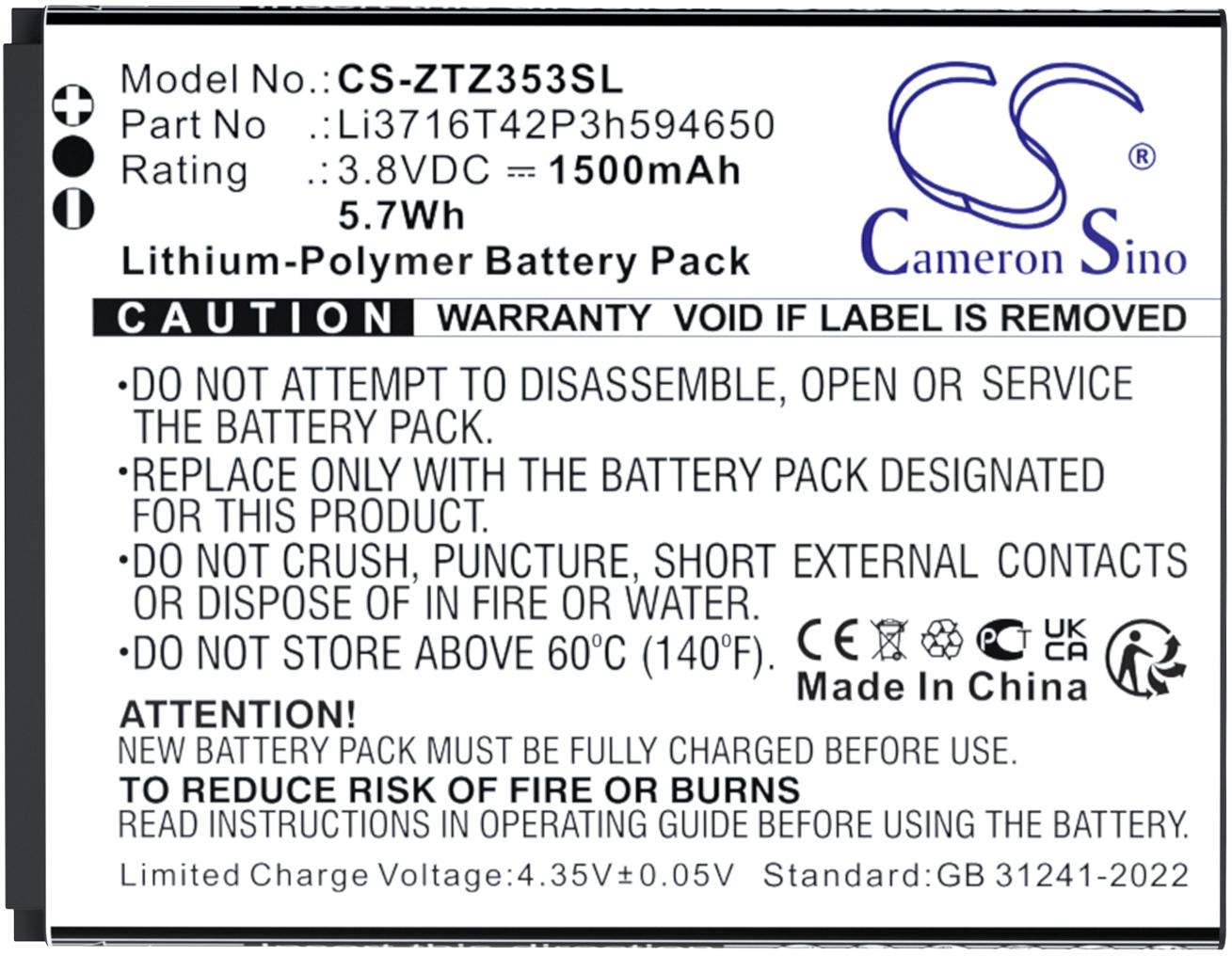 CS-ZTZ353SL